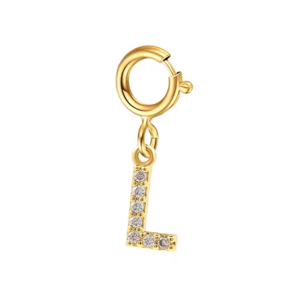 Mini Letter Charm – L