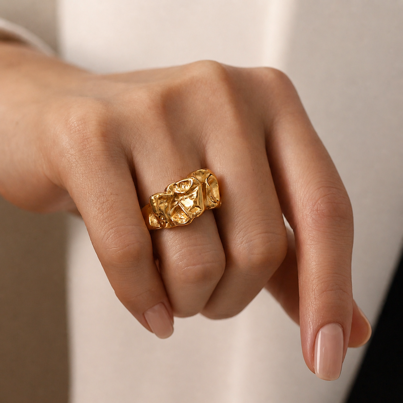 Golden Melt Ring