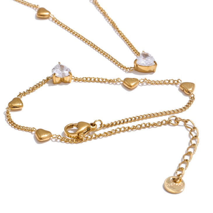 Spark Whisper Heart Kette