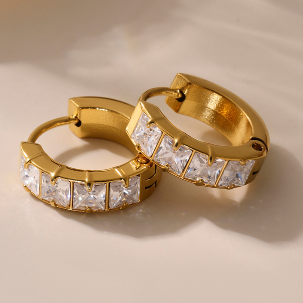 Luxe Baguette Hoops