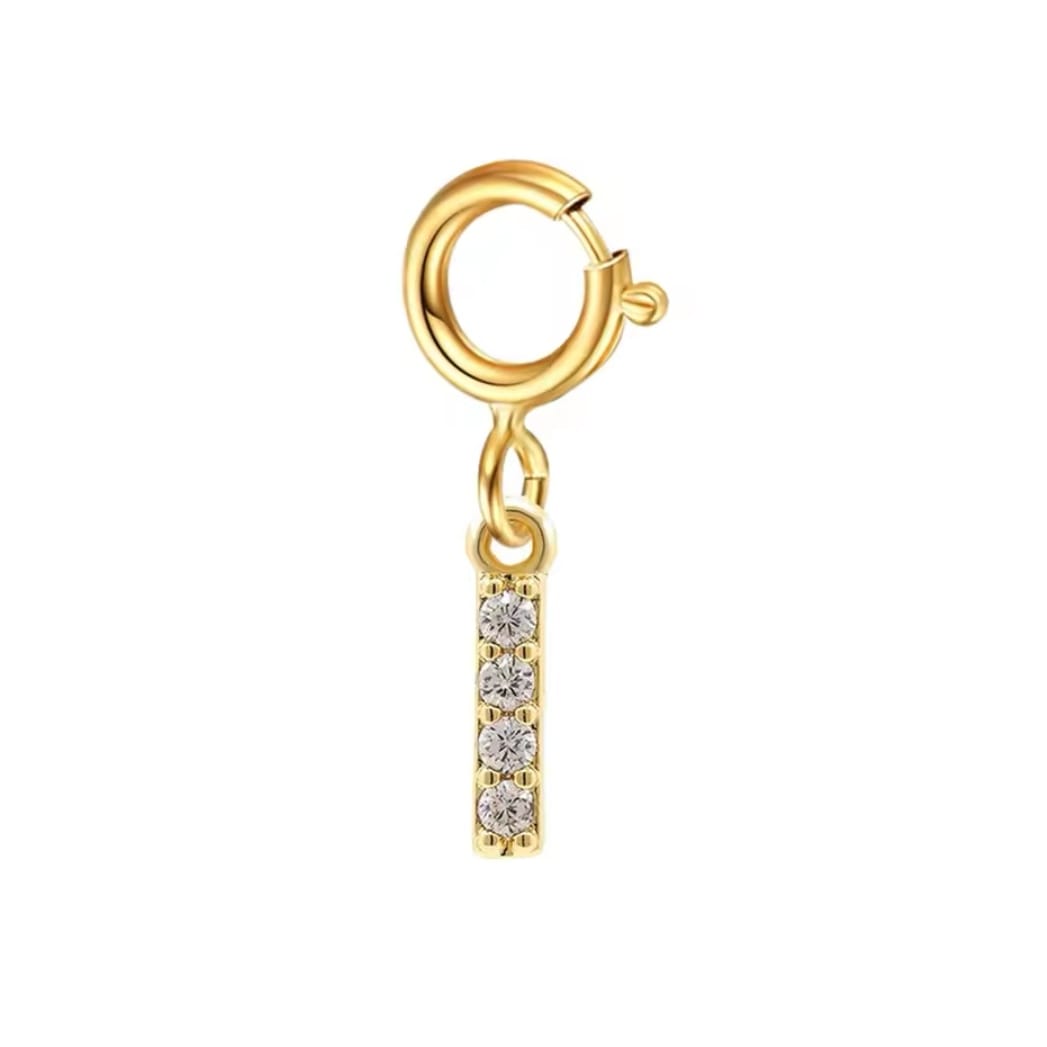 Mini Letter Charm – I