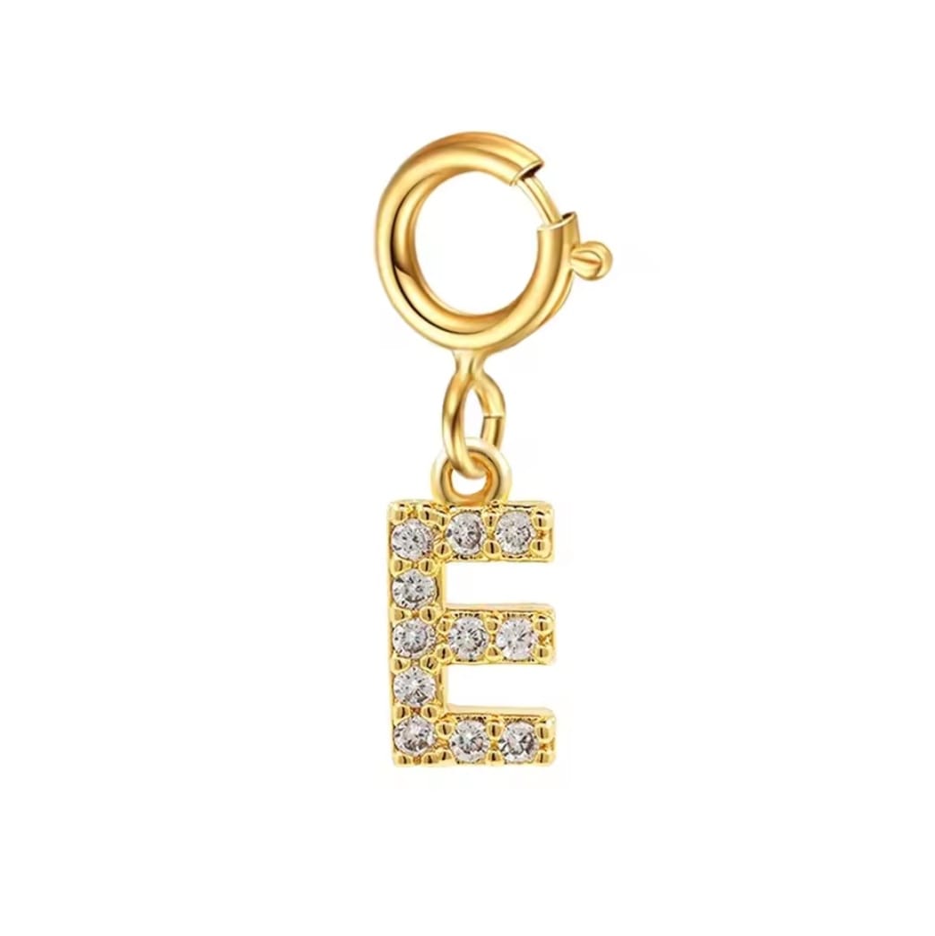 Mini Letter Charm – E