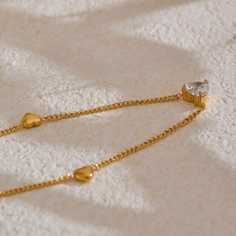 Spark Whisper Heart Kette