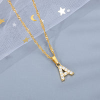 Mini Kristall Letter Charm – A