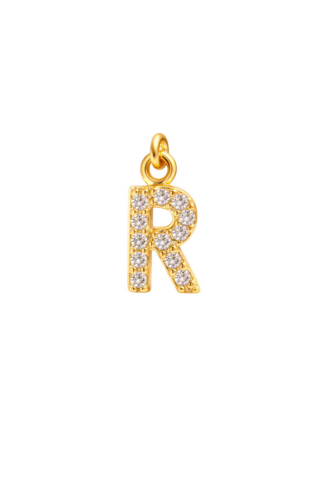 Mini Letter Charm – R