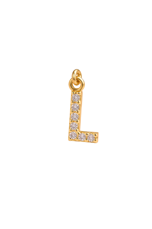 Mini Letter Charm – L