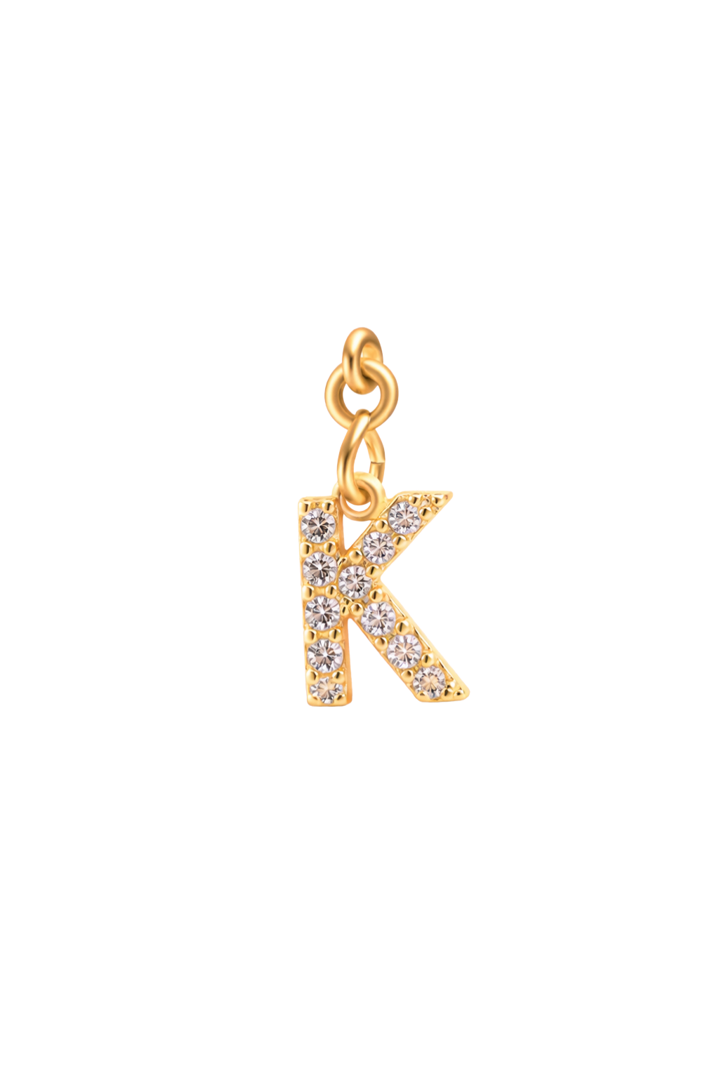 Mini Letter Charm – K