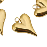 Golden Heart Charm
