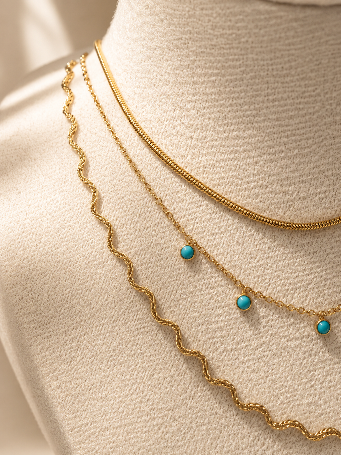 Golden Wave Kette