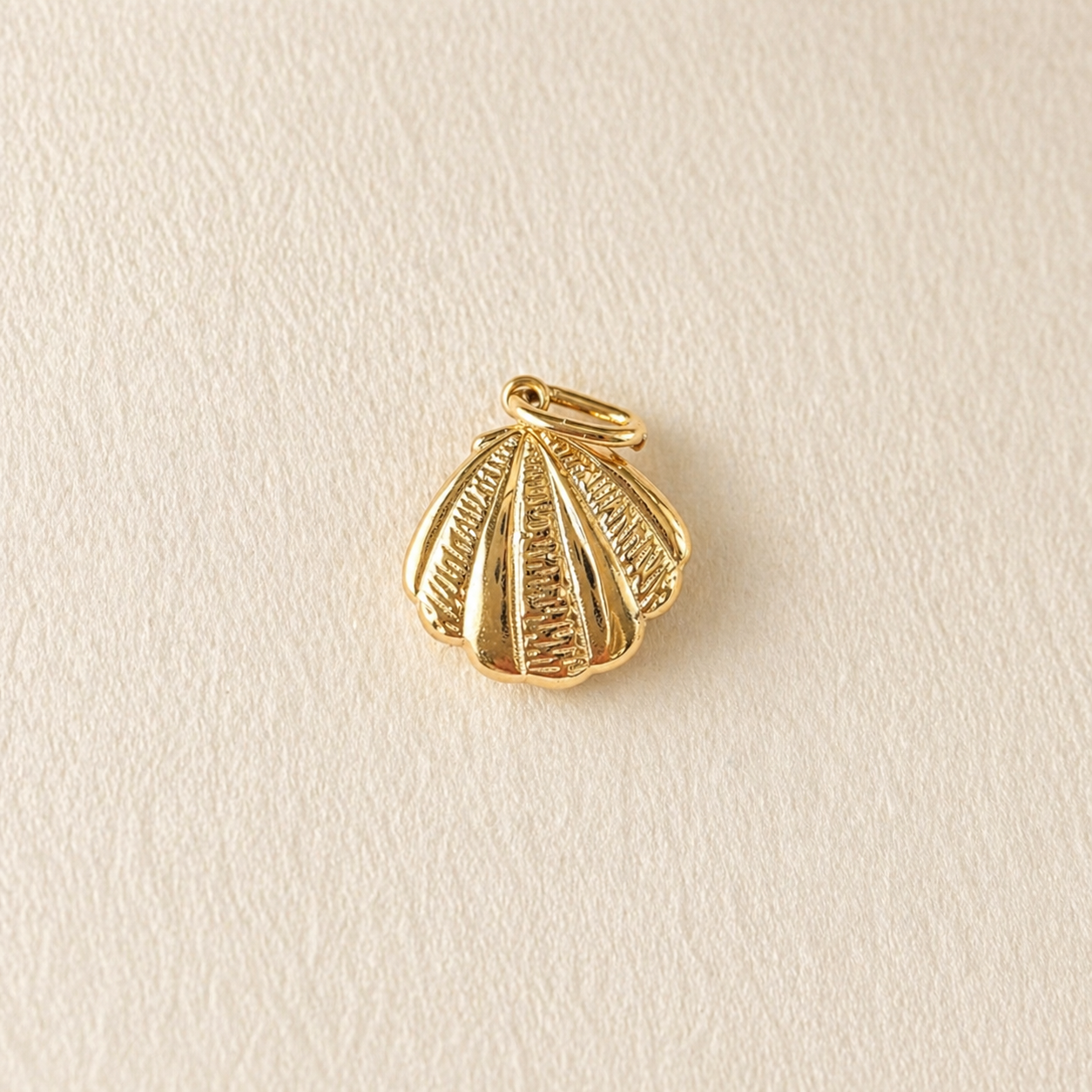 Golden Shell Charm