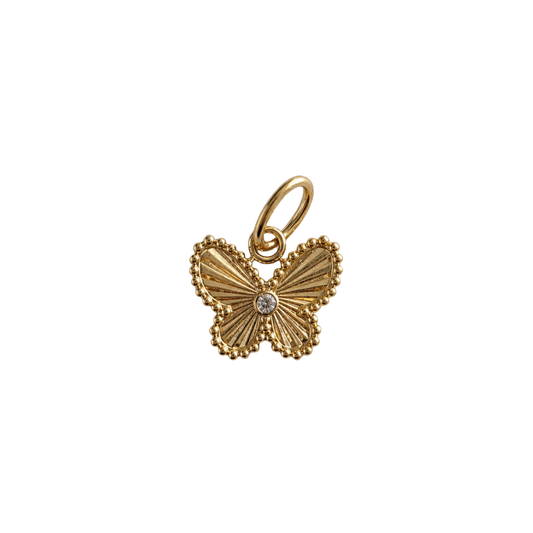 Golden Butterfly Charm