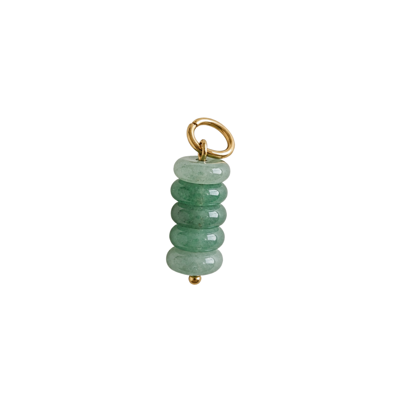 Green Stone Charm