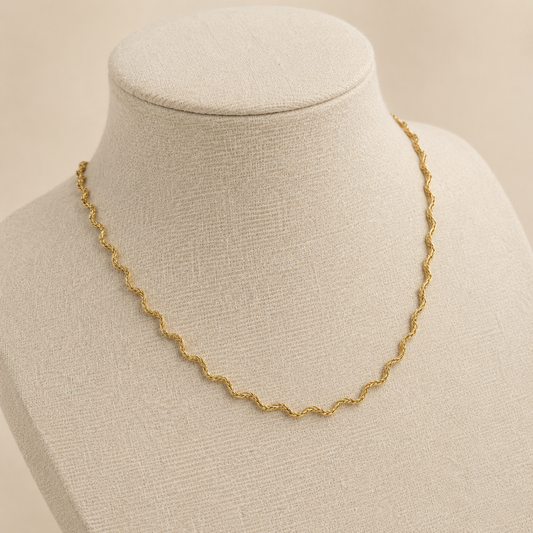 Golden Wave Kette