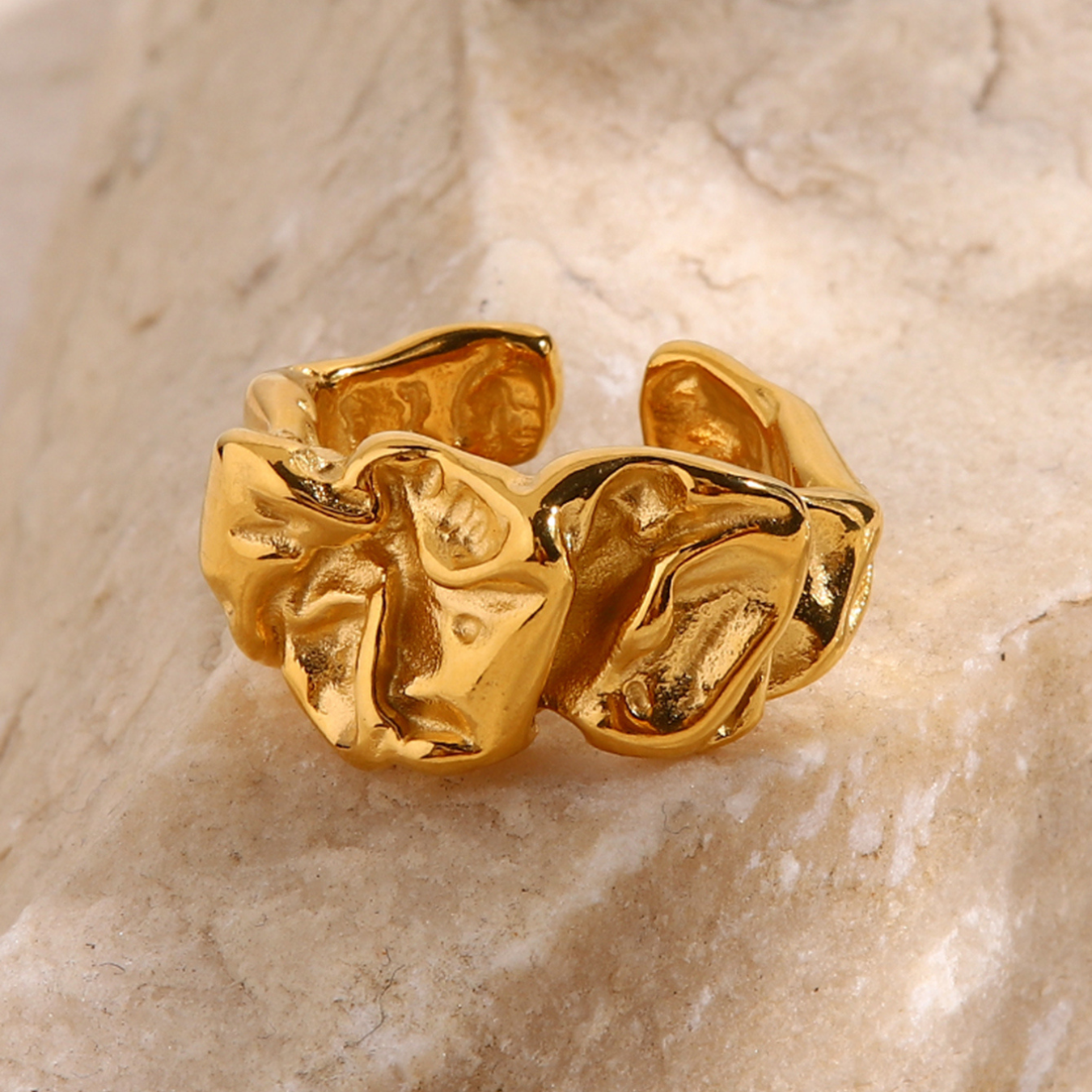 Golden Melt Ring
