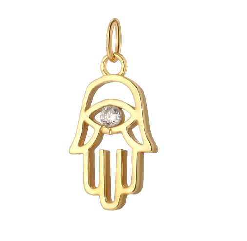 Fatima Hand Gold – Hamsa Anhänger