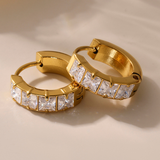 Luxe Baguette Hoops