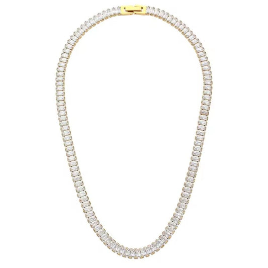 Shiny Baguette Choker