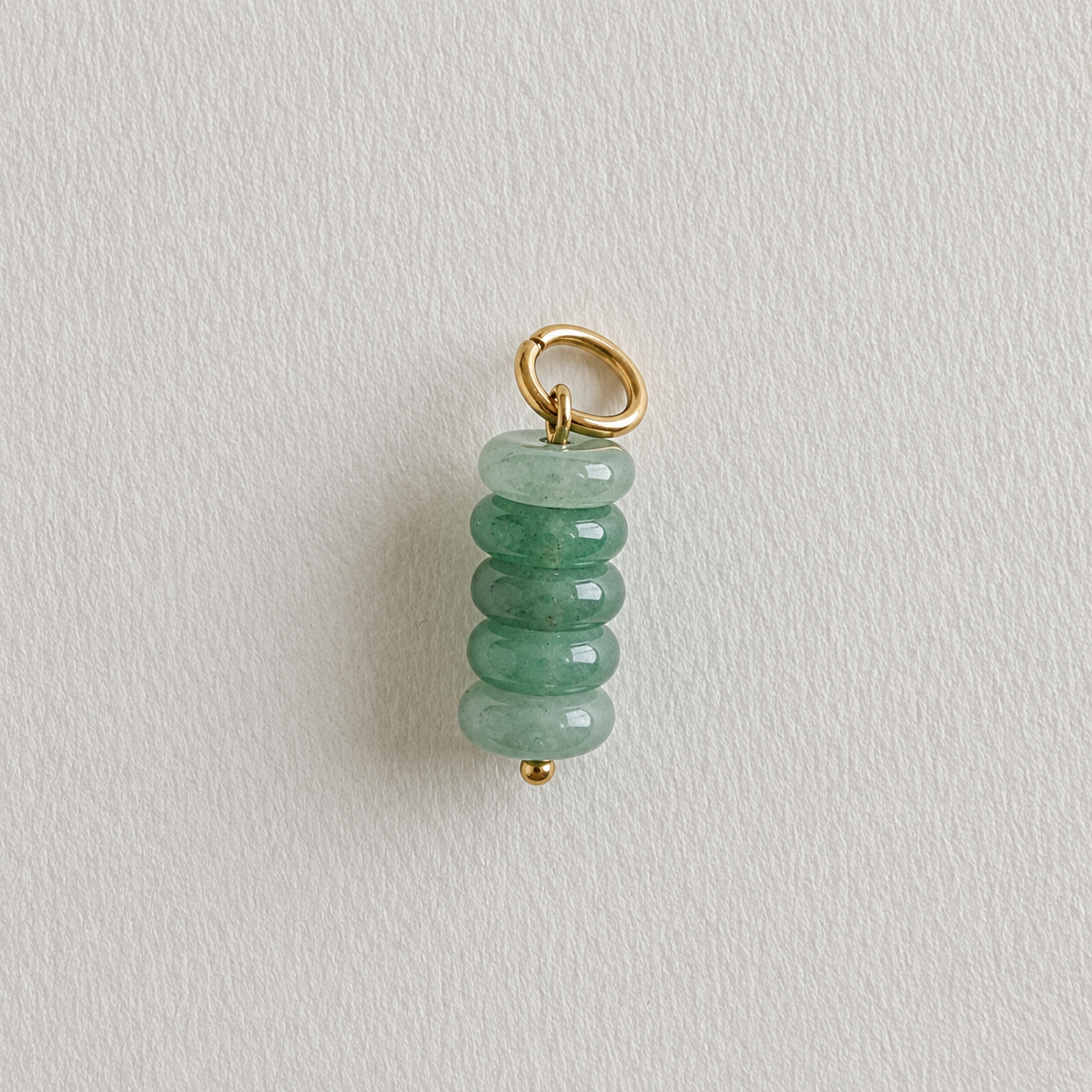 Green Stone Charm