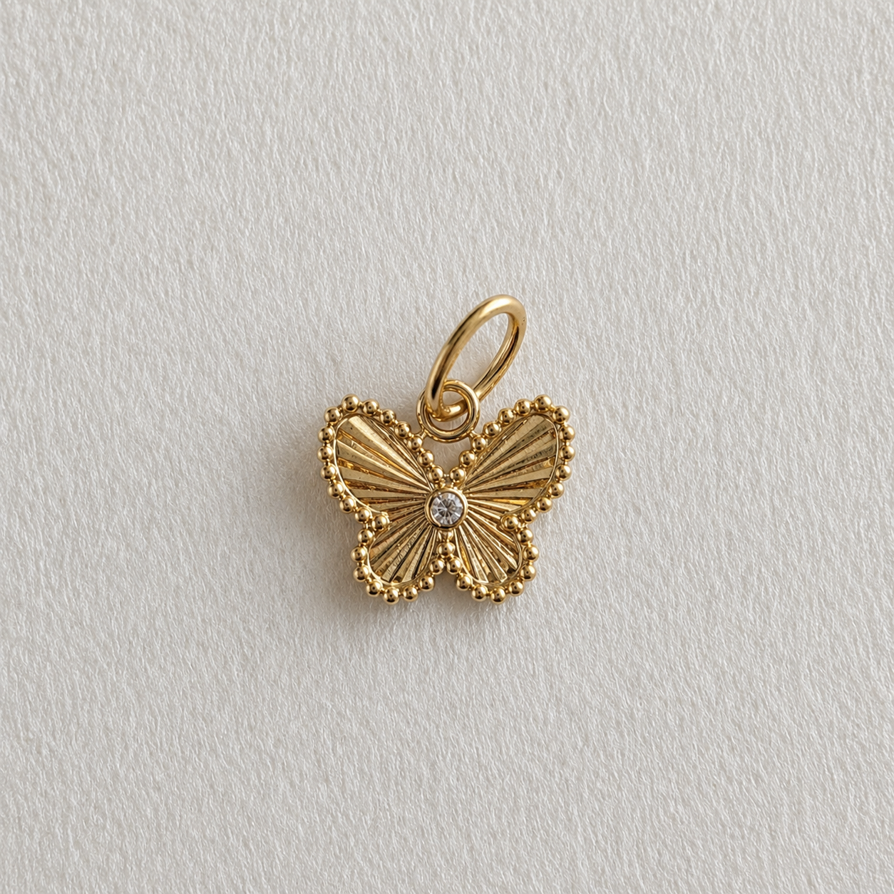 Golden Butterfly Charm