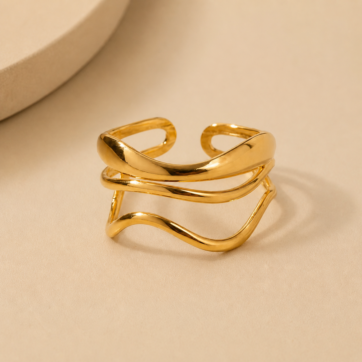 Golden Layer Ring