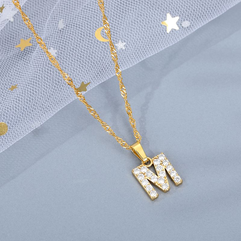 Slim Twist Inistial Kette – Wähle deinen Buchstaben