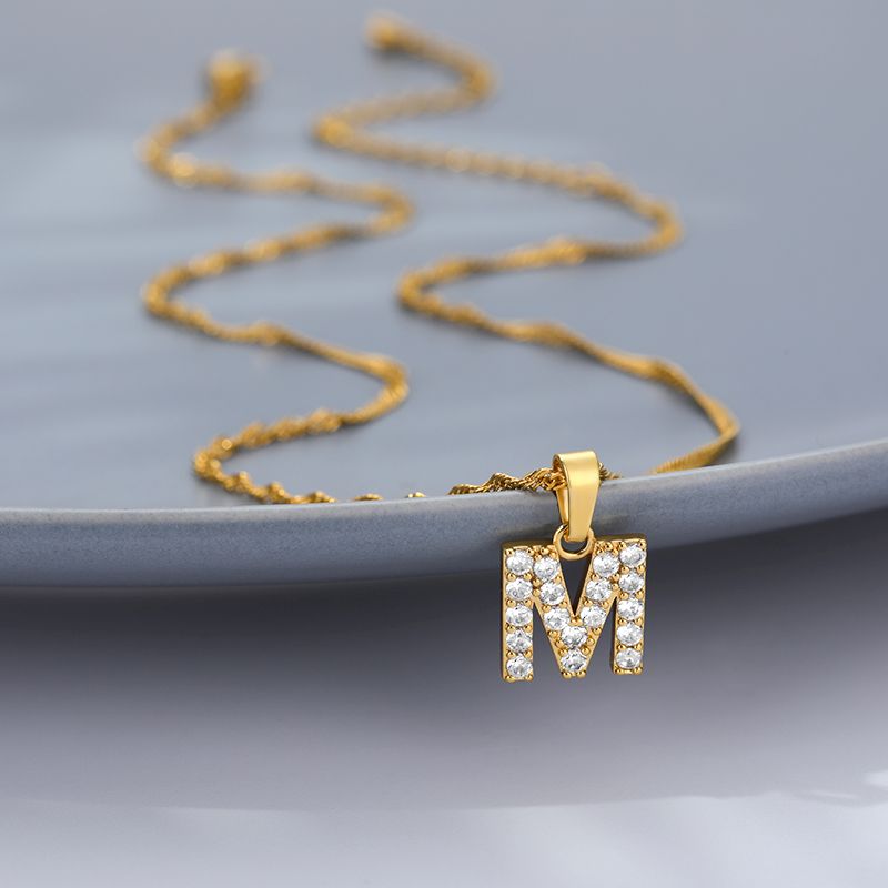 Slim Twist Inistial Kette – Wähle deinen Buchstaben
