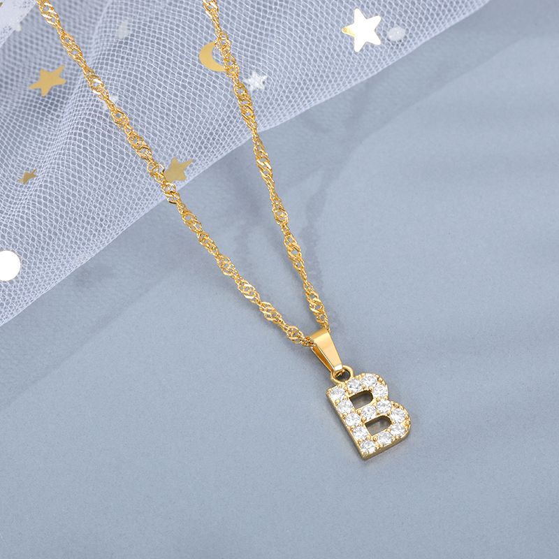 Slim Twist Inistial Kette – Wähle deinen Buchstaben