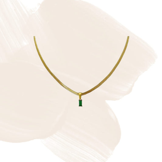 Snake Kette Green