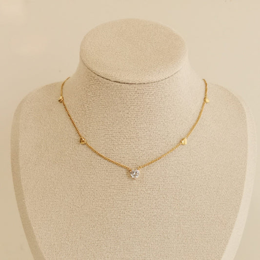 Spark Whisper Heart Kette