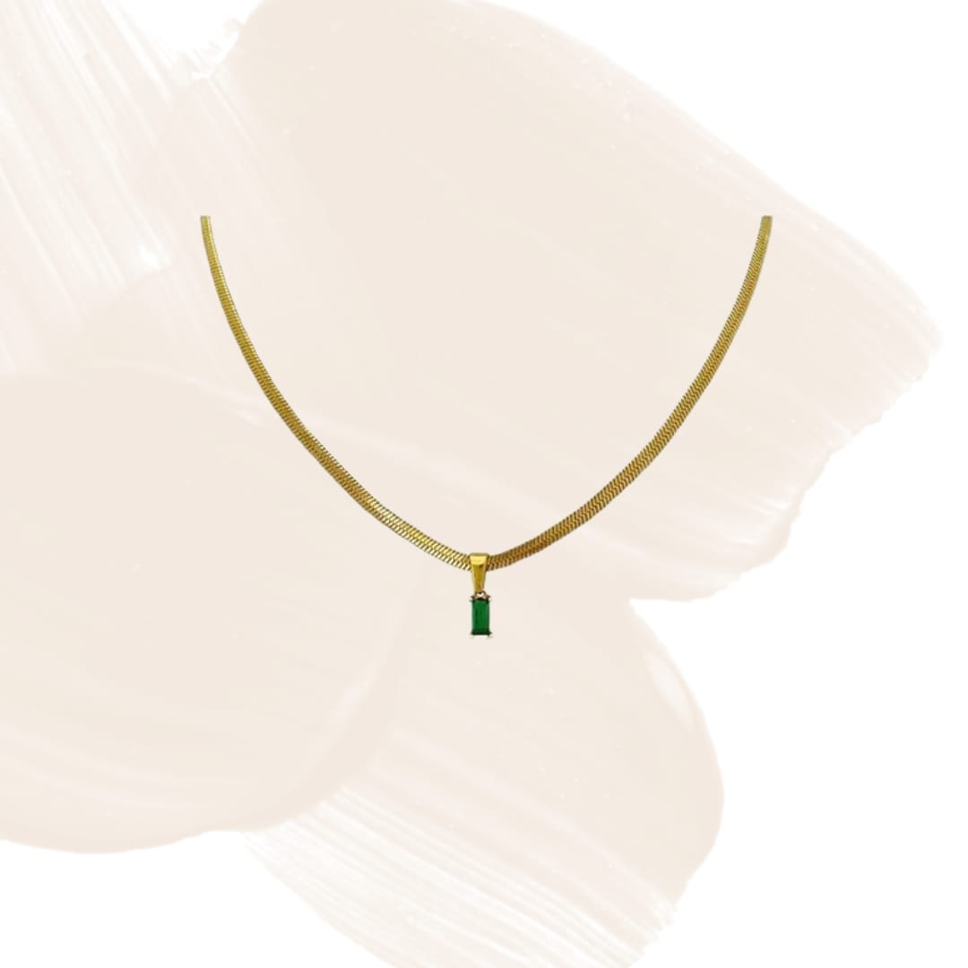Snake Kette Green